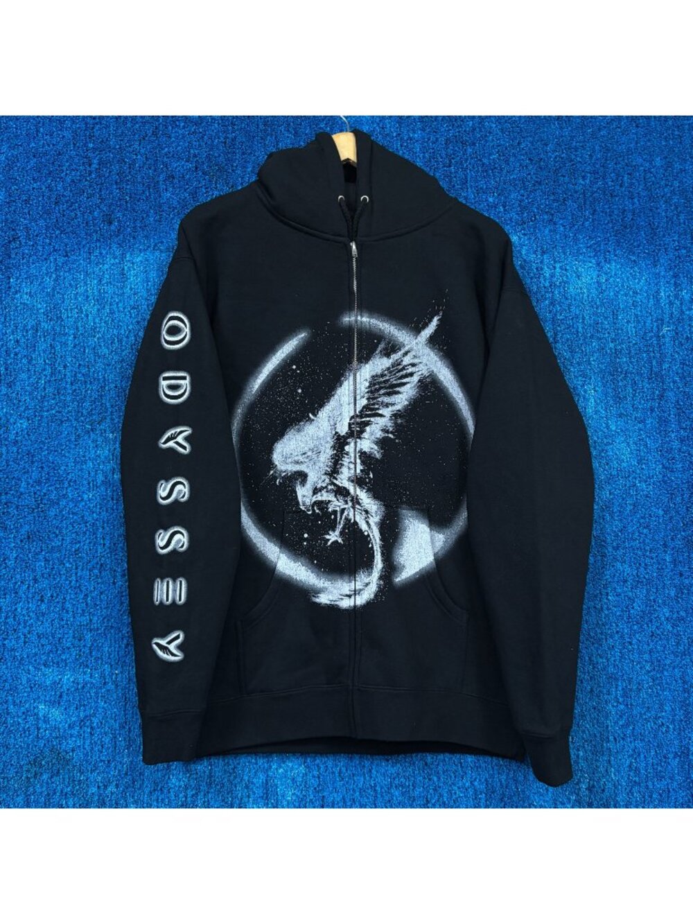 Illenium Dj Eagle Tour Zip-Up Hoodie Size Large